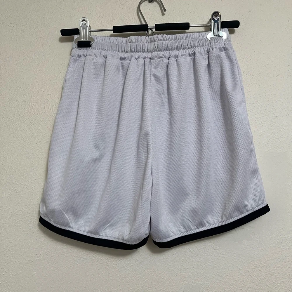 White and Black Athletic Shorts - Picture 2 of 3